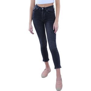 DSTLD Womens Black High Rise Button Fly Denim Skinny Jeans NWT